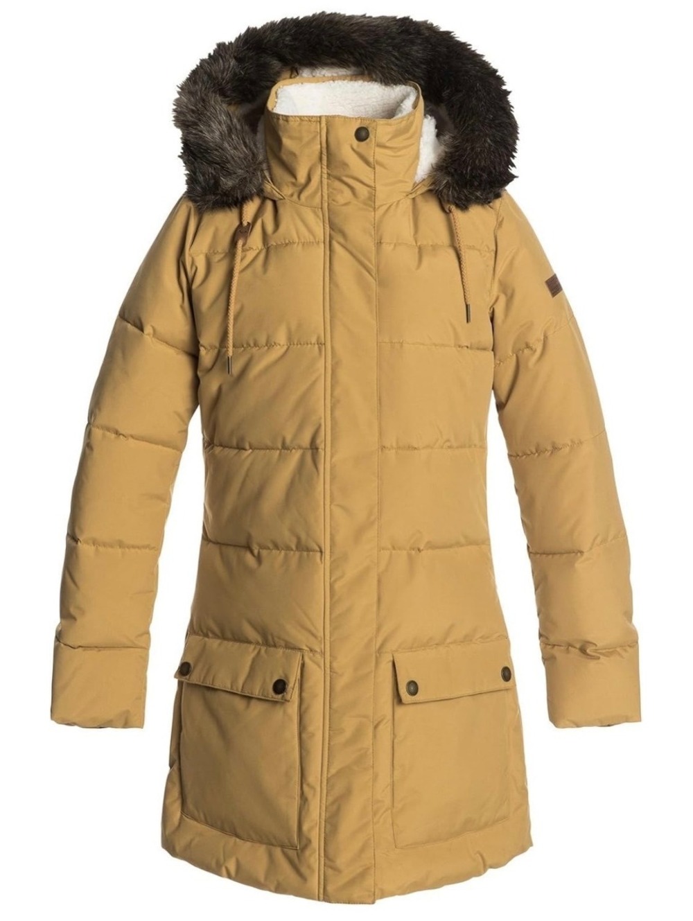 Roxy Ellie Waterproof Longline Puffer Jacket Sz M NWOT